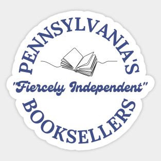 Pennsylvania's "Fiercely Independent" Booksellers Sticker